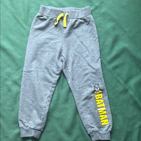 Batman Gray Sweatpants with Yellow Accents - Picture 1 of 3